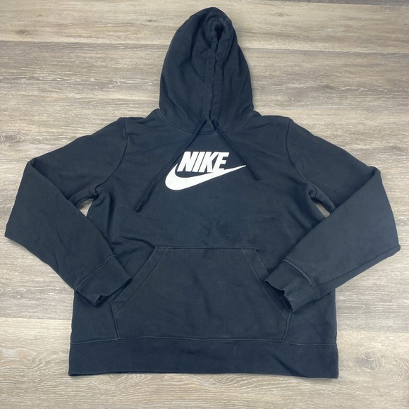 Nike Tops - Nike Sportswear Club Fleece Women's SIZE M HOODIE Sweatshirt DQ5775 BLACK READ